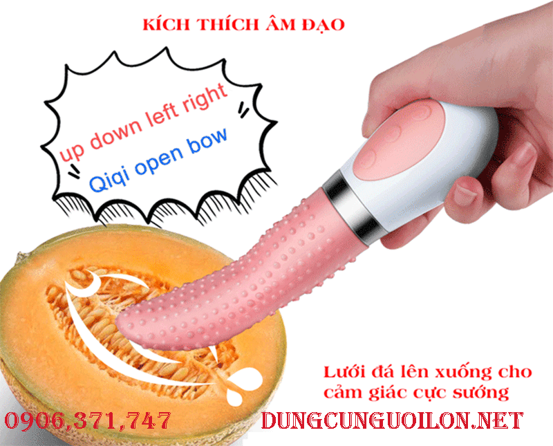 Lưỡi liếm gai bi 2 trứng rung